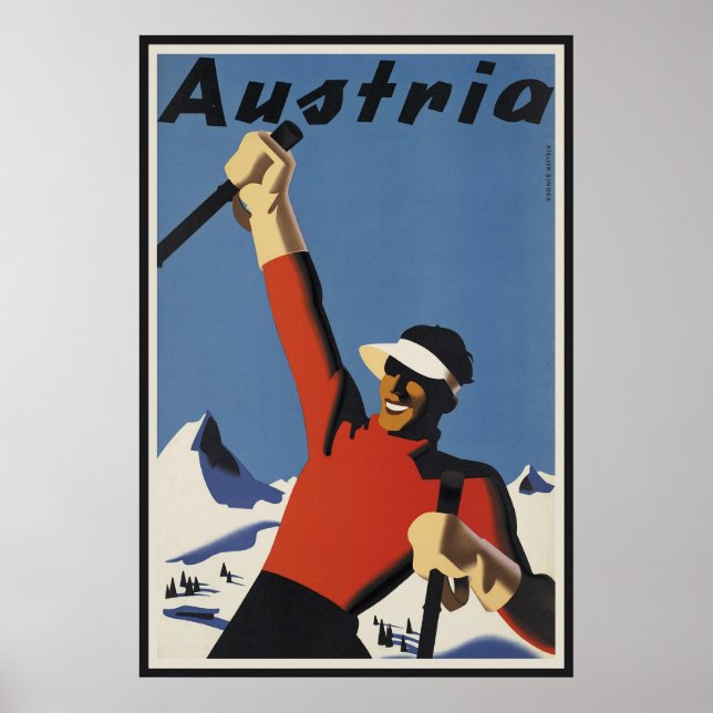 Póster Áustria (Frente)