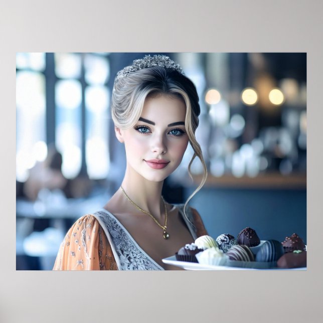 POSTER ÁUSTRIA - EU AMO ÁUSTRIA - PRALINÉS (Frente)