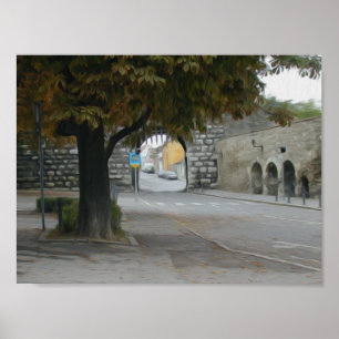 Póster Áustria no setor do petróleo