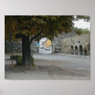 Póster Áustria no setor do petróleo