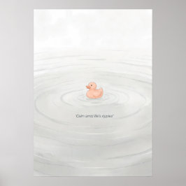 Poster  Autism Acceptance - Calm Amid Life’s Ripples 