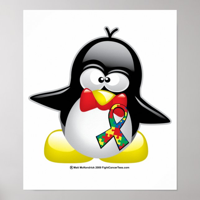 Poster Autism Penguin (Frente)