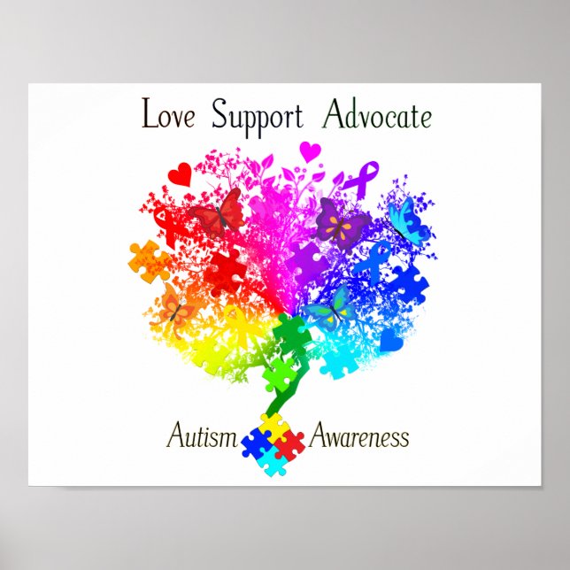 Poster Autism Spectrum Tree (Frente)