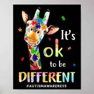 Poster Autismo Admissão De Consciência As Mulheres Sabem
