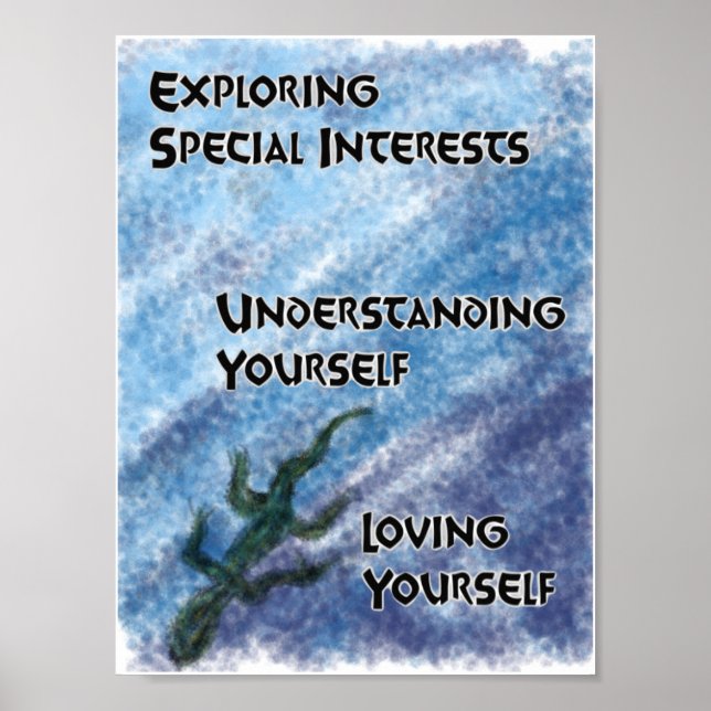 Póster Autismo anfíbio: Água (Frente)