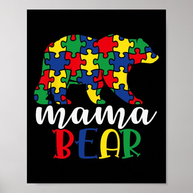 Poster Autismo Apoio Professora Mulheres Crianças Sensibi (Frente)