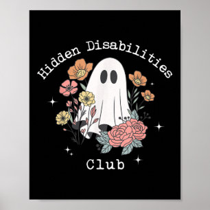 Poster Autismo de incapacidade invisível oculta