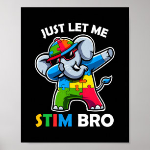 Poster Autismo Engraçado Cute Conscientização sobre Autis