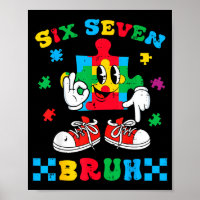 Autismo enigma seis sete bruh conscientização 6 7