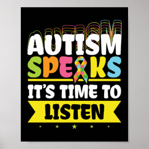Poster Autismo Fala Autismo Sensibilização Autismo Super-