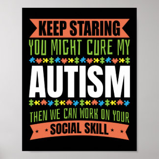 Poster Autismo Filha Filha Filho Continua A Estar A Tocar