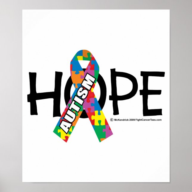 Póster Autismo Hope 3 (Frente)