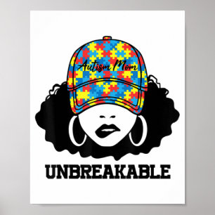 Poster Autismo Mãe Autismo Inseparável Sensibilização Mãe