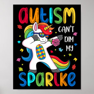 Poster Autismo Motivacional Consciência Autismo Não Pode