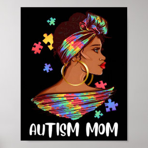 Poster Autismo Orgulhoso Presente de Conscientização da M