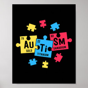 Poster Autismo Para Professores SPED Elementos de Mesa Pe