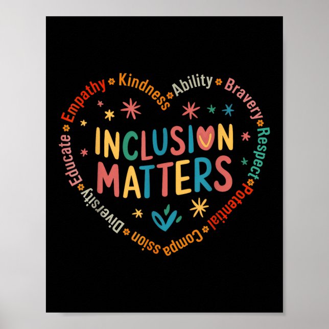 Poster Autismo S Inclusão De Professores Especiais De Edu (Frente)