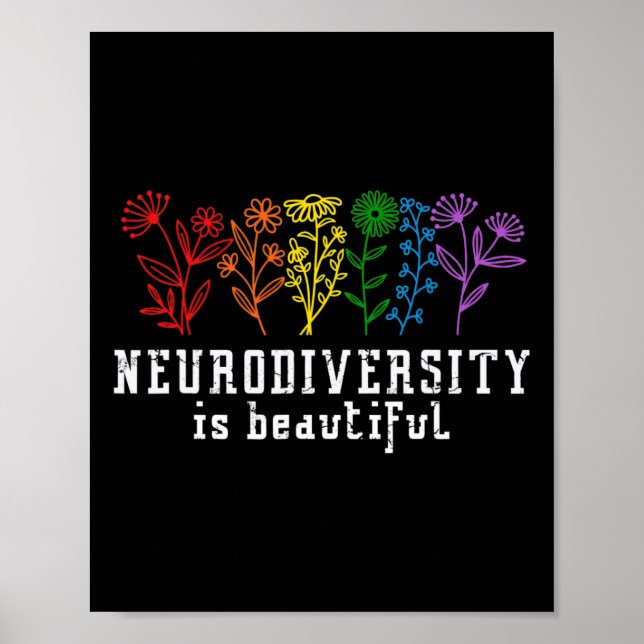 Poster Autismo Sensibilização A Neurodiversidade É Uma Be (Frente)