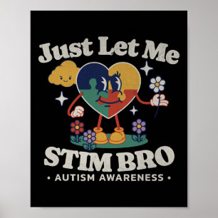 Poster Autismo Sensibilização Apoio à Ajuste de Tempo de