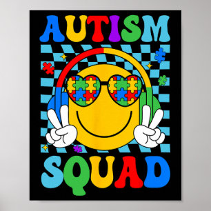 Poster Autismo Sensibilização Autismo Esquadrão Apoio Sor
