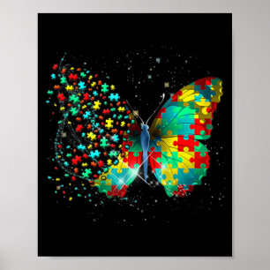 Poster Autismo Sensibilização Borboleta Pela Paz Presente