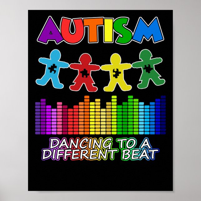 Poster Autismo Sensibilização Dança A Um Espanto Diferent (Frente)
