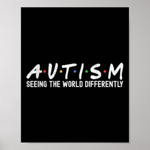 Poster Autismo Sensibilização Esquadrão Apoio a Mulheres