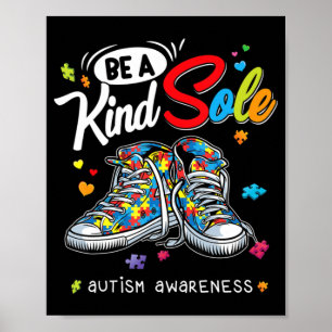 Poster Autismo Sensibilização Seja Uma Espécie De Calçado