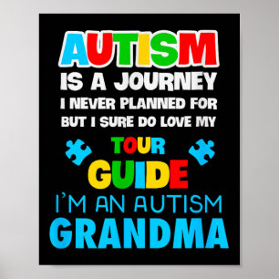 Poster Autismo Vovó Neurodivergente Suporte a Disseminaçã