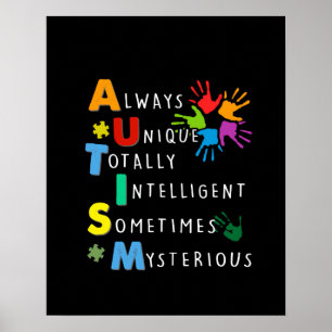 Poster Autista  Autism Definição Forte