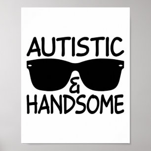 Poster Autista E Bonita Autismo Engraçado Consciência Leg