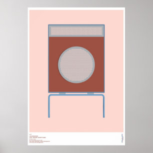 Póster Auto-falante de Braun L2 - ram de Dieter