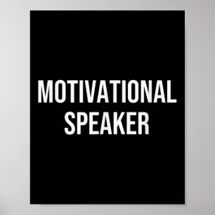 Poster Auto-falante de Motivação