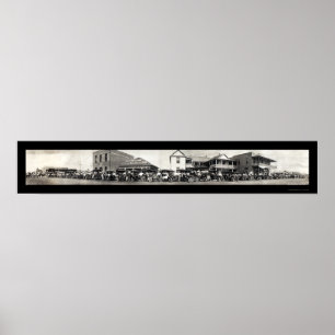 Poster Auto Horse San Benito, TX. Foto 1911