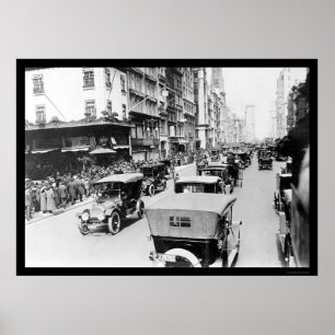 Póster Auto parada da páscoa na Nova Iorque 1920