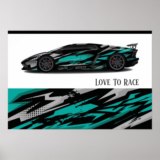 Poster Auto Racing (Frente)