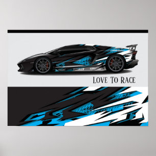 Poster Auto Racing