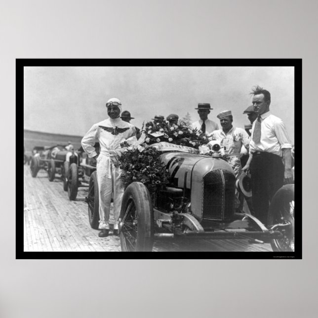 Póster Auto Racing Champion 1925 (Frente)