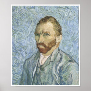 Poster Auto-Retrato, 1889, Vincent van Gogh