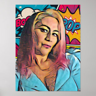 Poster Auto Retrato Pop Art