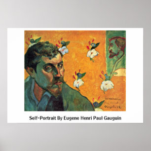 Póster Auto-Retrato por Eugene Henri Paul Gauguin