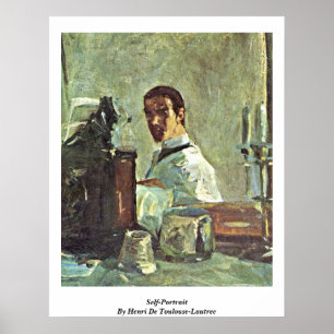 Poster Auto-Retrato por Henri De Toulouse-Lautrec