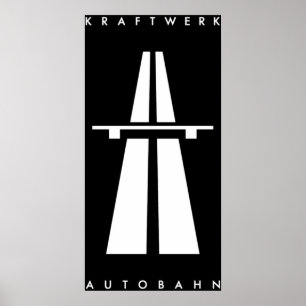 Poster Autobahn Kraftwerk inspirado