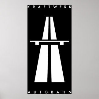 Poster Autobahn Kraftwerk inspirado