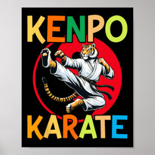 Poster Autodefesa Kenpo Karate Artes Marciais