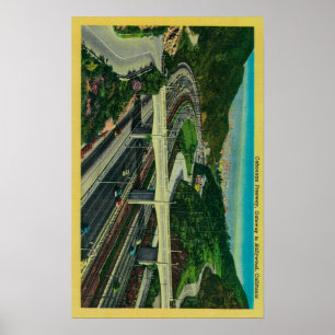 Poster Autoestrada de Cahuenga, entrada a Hollywood