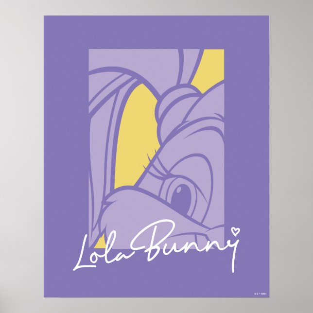 Poster Autografo de retrato Lola (Frente)