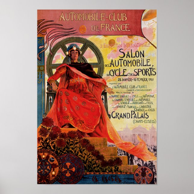 Poster Automobile Club de France (Frente)
