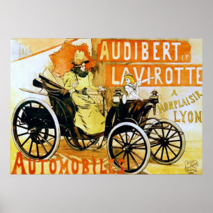 Póster Automóveis de Audibert e de Lavirotte