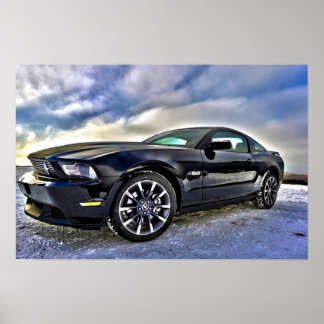 Poster Automóvel Muscle Car Mustang